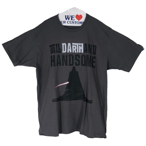 Tall Darth and Handsome Graphic T-Shirt SZ XL - Picture 1 of 4